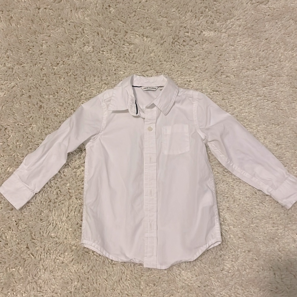 Janie and jack white button down
